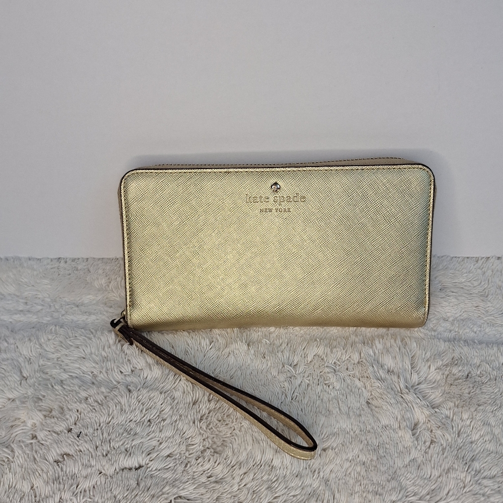 Kate Spade Gold Wallet.
